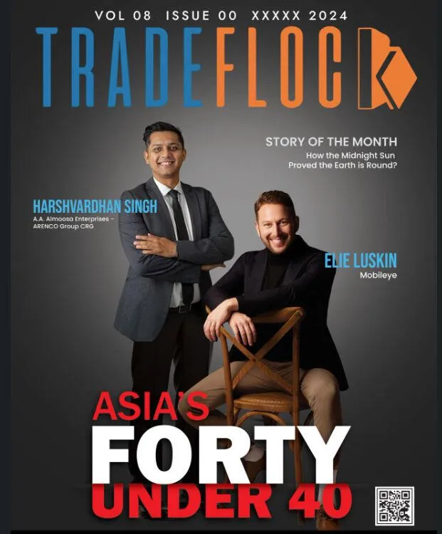 TradeFlock杂志封面：2024亚洲40位40岁以下精英