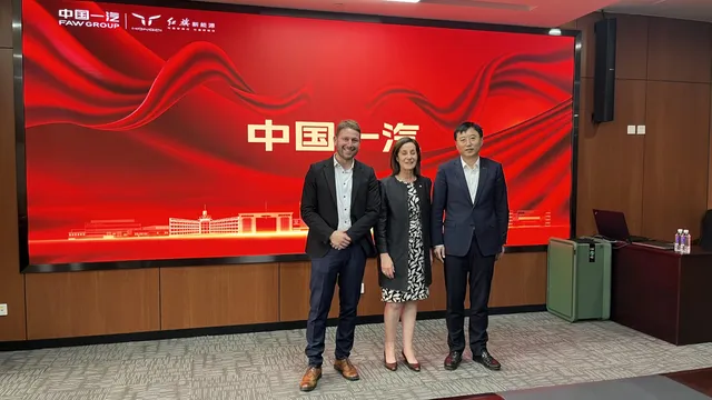 与一汽集团、红旗品牌会面